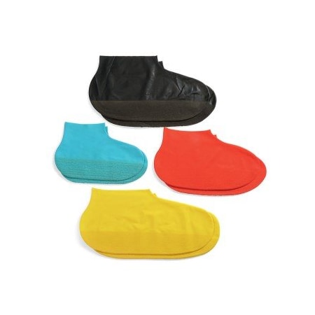 Tingley Boot Saver Disposable Latex Shoe Covers Large Black, 100PK